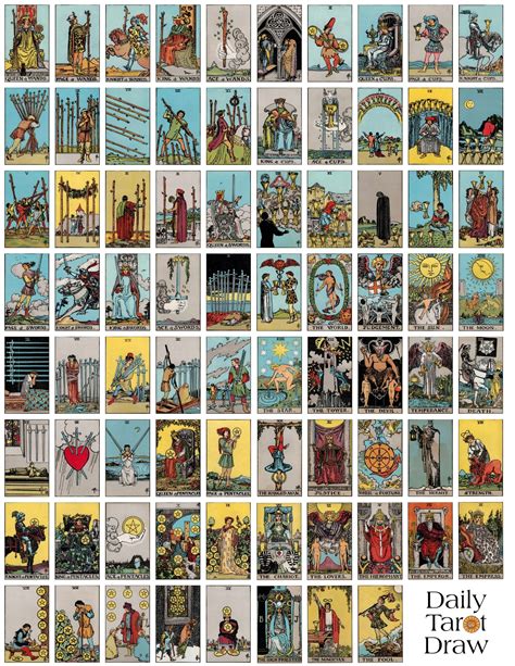 Typically a deck of tarot cards consists of 78 cards, but cards used in occult practices have 22 out of the 78 cards called the major arcana which are trump cards of the deck. . 78 tarot cards free download